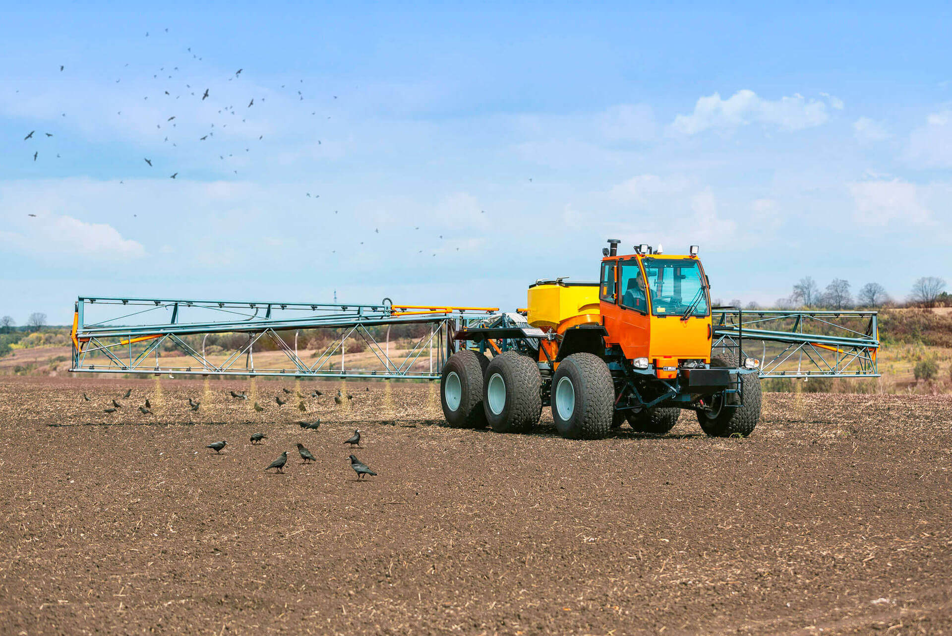 Сельхозтехника линейки «Туман» в Запорожью. Точное распределение по&nbsp;всей ширине захвата